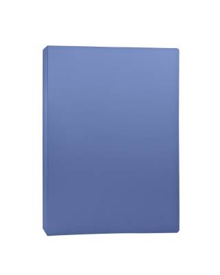 Папка с файлами 255067-02 20ф., А4, BASIC, пл. 500мкм, корешок  9мм, цв. синий