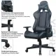 Игровое кресло  "GT Carbon GM-115", две подушки, экокожа, черное, 531932. Фото товара с разных ракурсов.