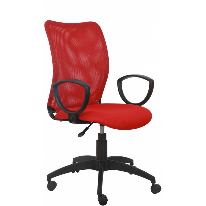 Кресло бюрократ CH-599AXSN (Красное) главное фото